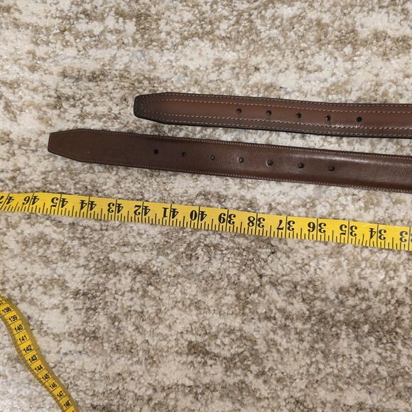 Bundle Lot Of 2 Mens Belts Sz 36 Reversible Black Brown Classic Buckle - Picture 8 of 8